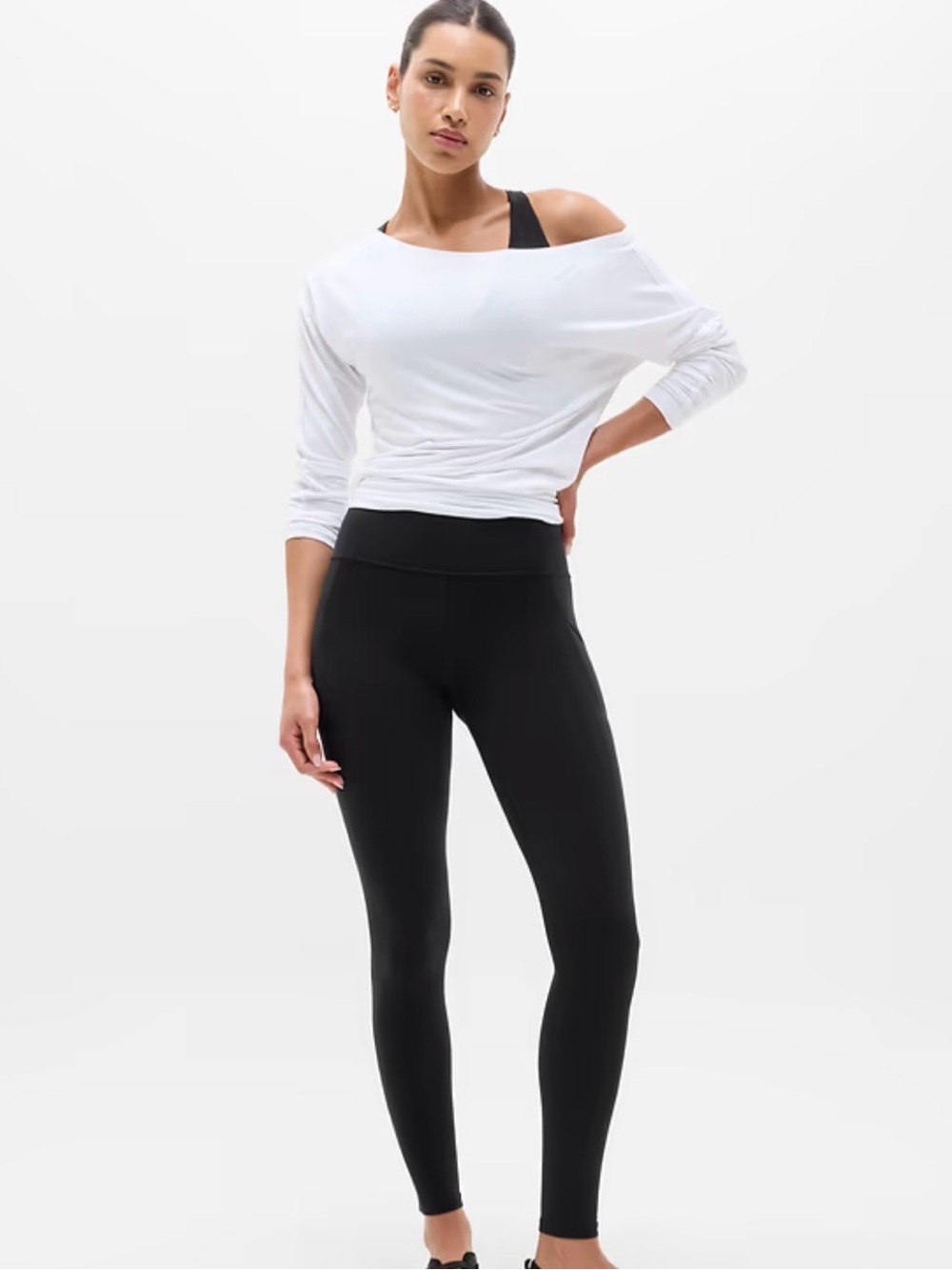 EUC Athleta Black High-Rise Leggings